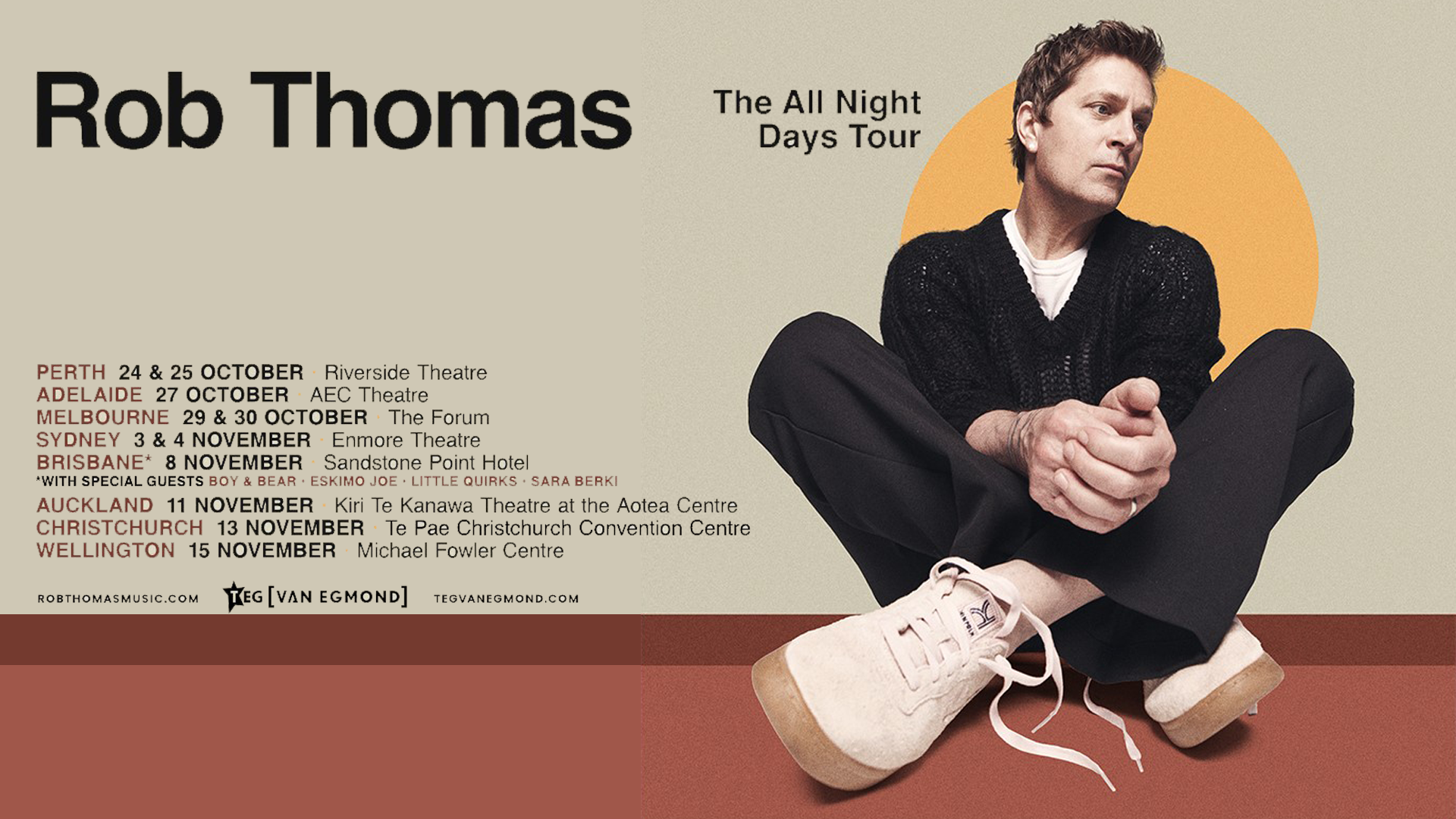 Rob Thomas – The All Night Days Tour